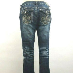 Request Jean's Studded Leather Accent Capri's